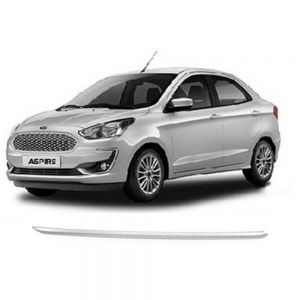 Chrome Trunk Garnish Compatible with Figo Aspire  - Silver